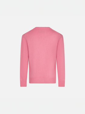 Girl crewneck sweater with Snoopy Padel print | SNOOPY PEANUTS™ SPECIAL EDITION - MC2 Saint Barth