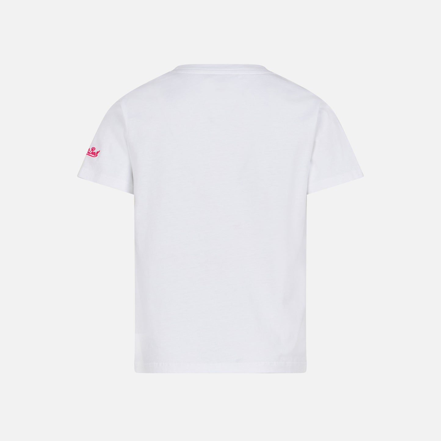 Girl cotton t-shirt with Saint Barth print - MC2 Saint Barth