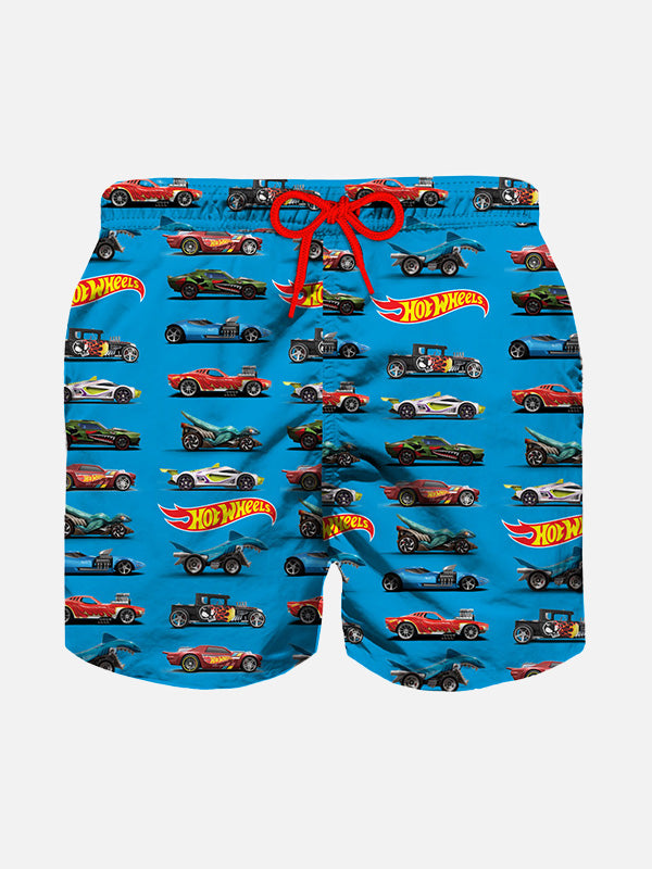 Boy swim shorts with Hot Wheels print | HOT WHEELS™ SPECIAL EDITION - MC2 Saint Barth