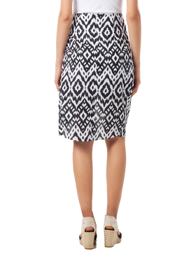 Woman midi skirt Amanda with ikat print - MC2 Saint Barth