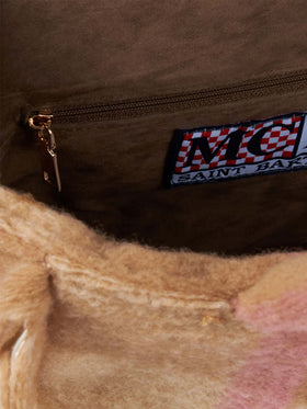 Colette blanket handbag with tartan print - MC2 Saint Barth