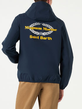 Man hooded lightweight windbraker | MAGNUM MARINE SPECIAL EDITION - MC2 Saint Barth