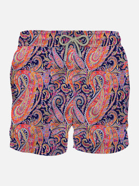 Man classic swim shorts with paisley print | LIBERTY SPECIAL EDITION