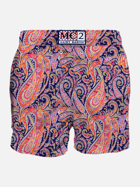 Man classic swim shorts with paisley print | LIBERTY SPECIAL EDITION