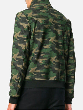 Man mid-weight camouflage bomber jacket Traveler - MC2 Saint Barth