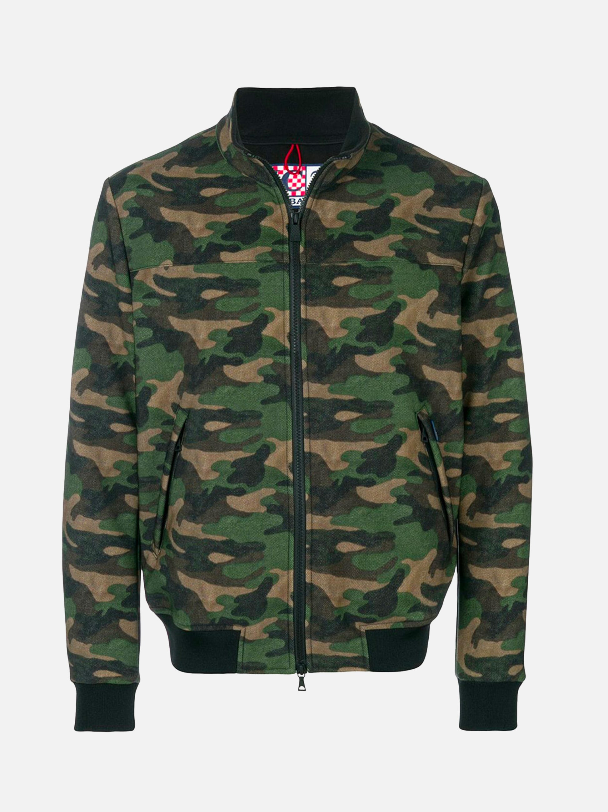 Man mid-weight camouflage bomber jacket Traveler - MC2 Saint Barth