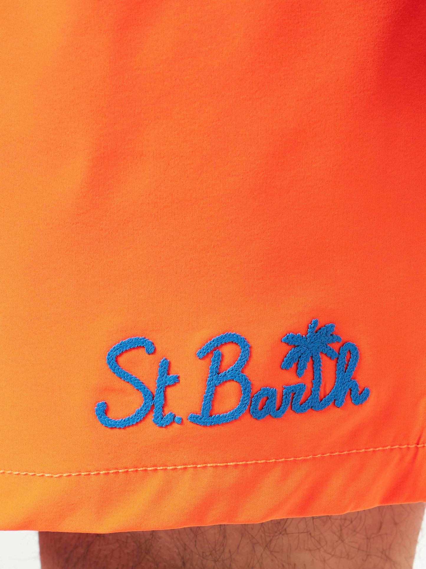 Man fluo orange comfort swim shorts - MC2 Saint Barth