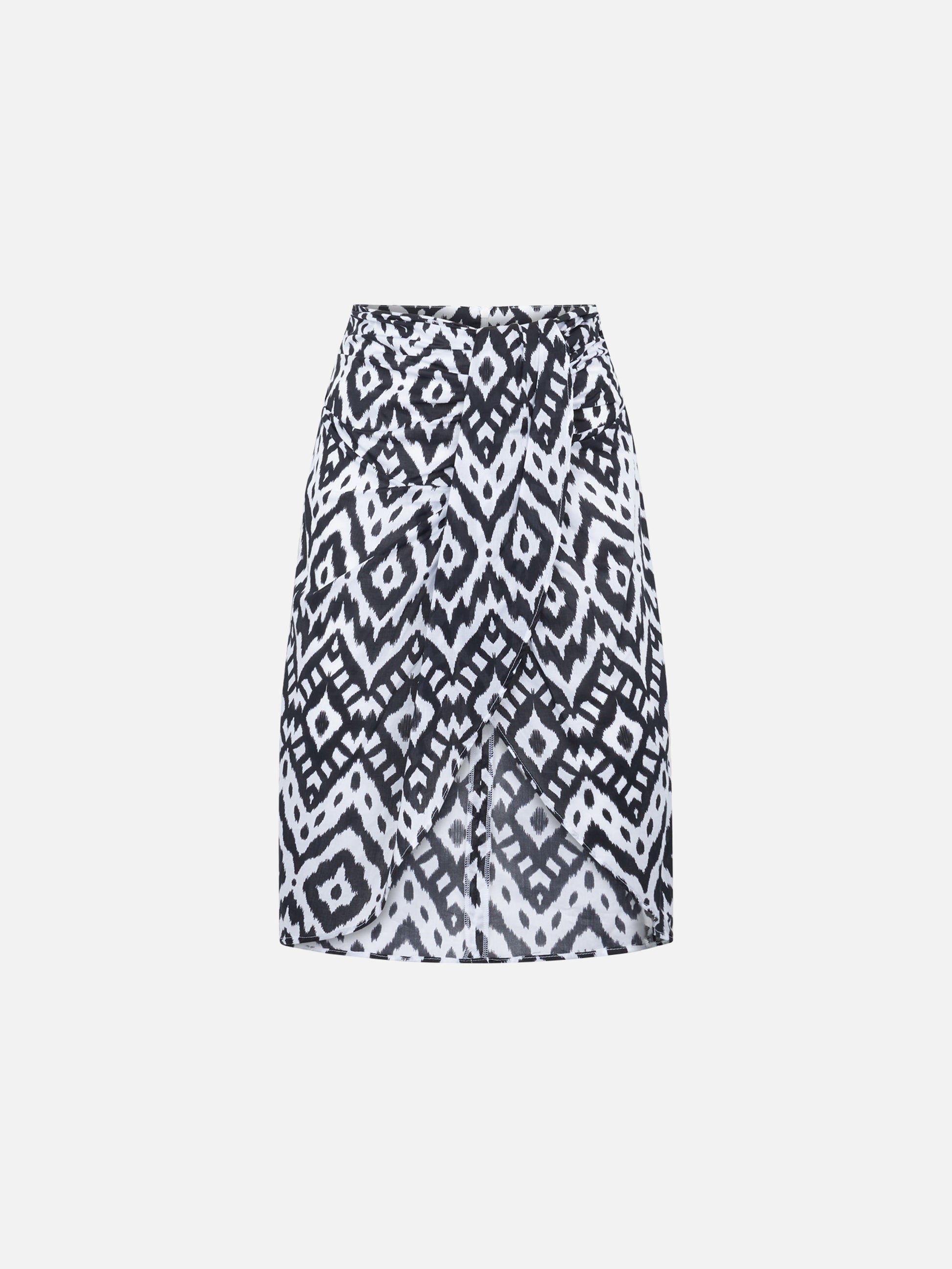 Woman midi skirt Amanda with ikat print - MC2 Saint Barth