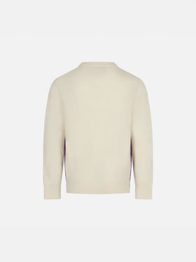 Girl crewneck sweater with St. Moritz postcard - MC2 Saint Barth