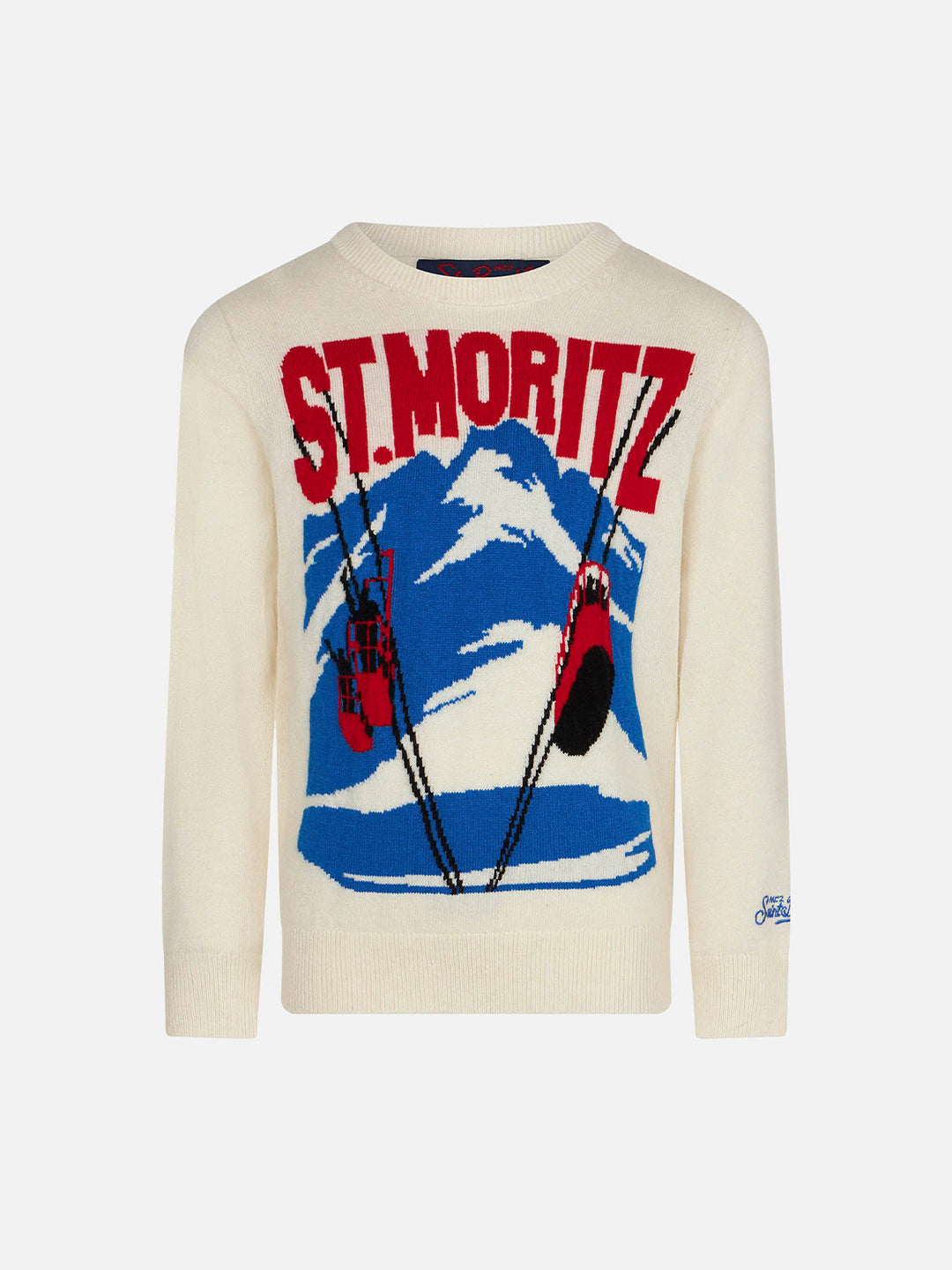 Jungenpullover mit St. Moritz-Jacquard