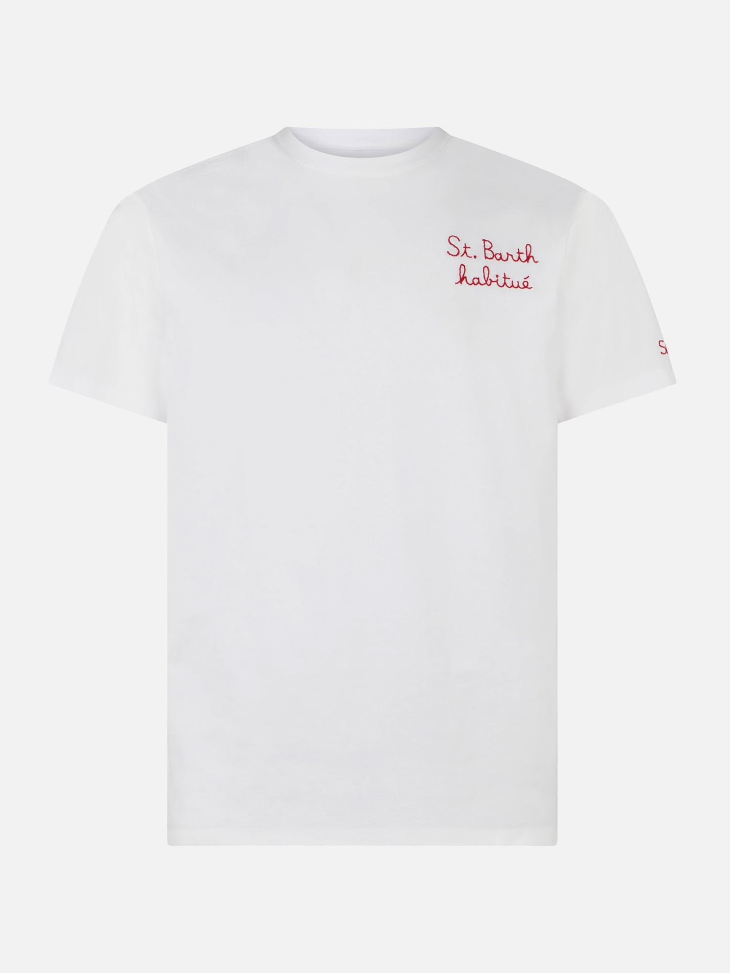 T-shirt da uomo con ricamo St. Barth Habituè