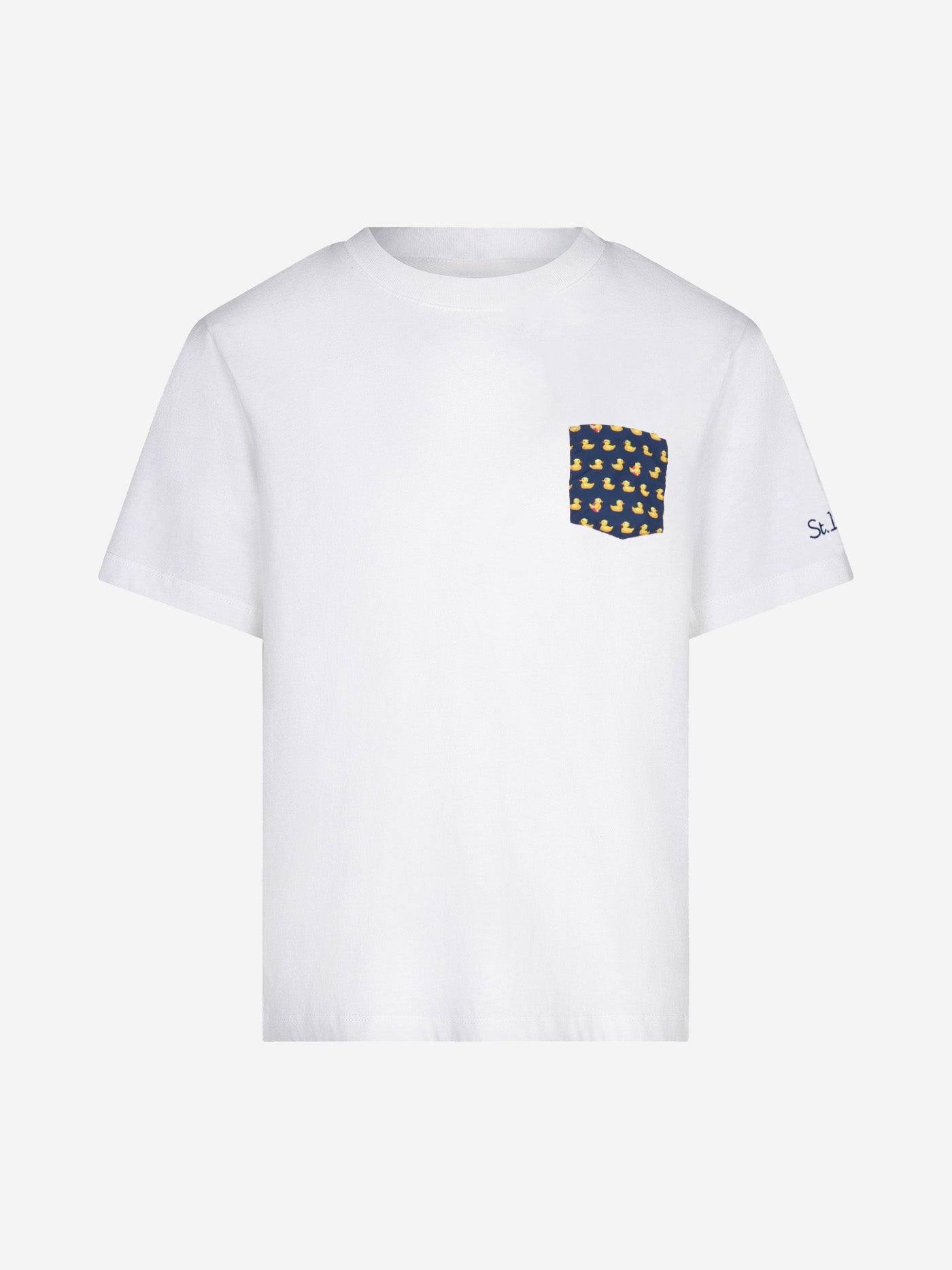 Boy cotton t-shirt with printed pocket