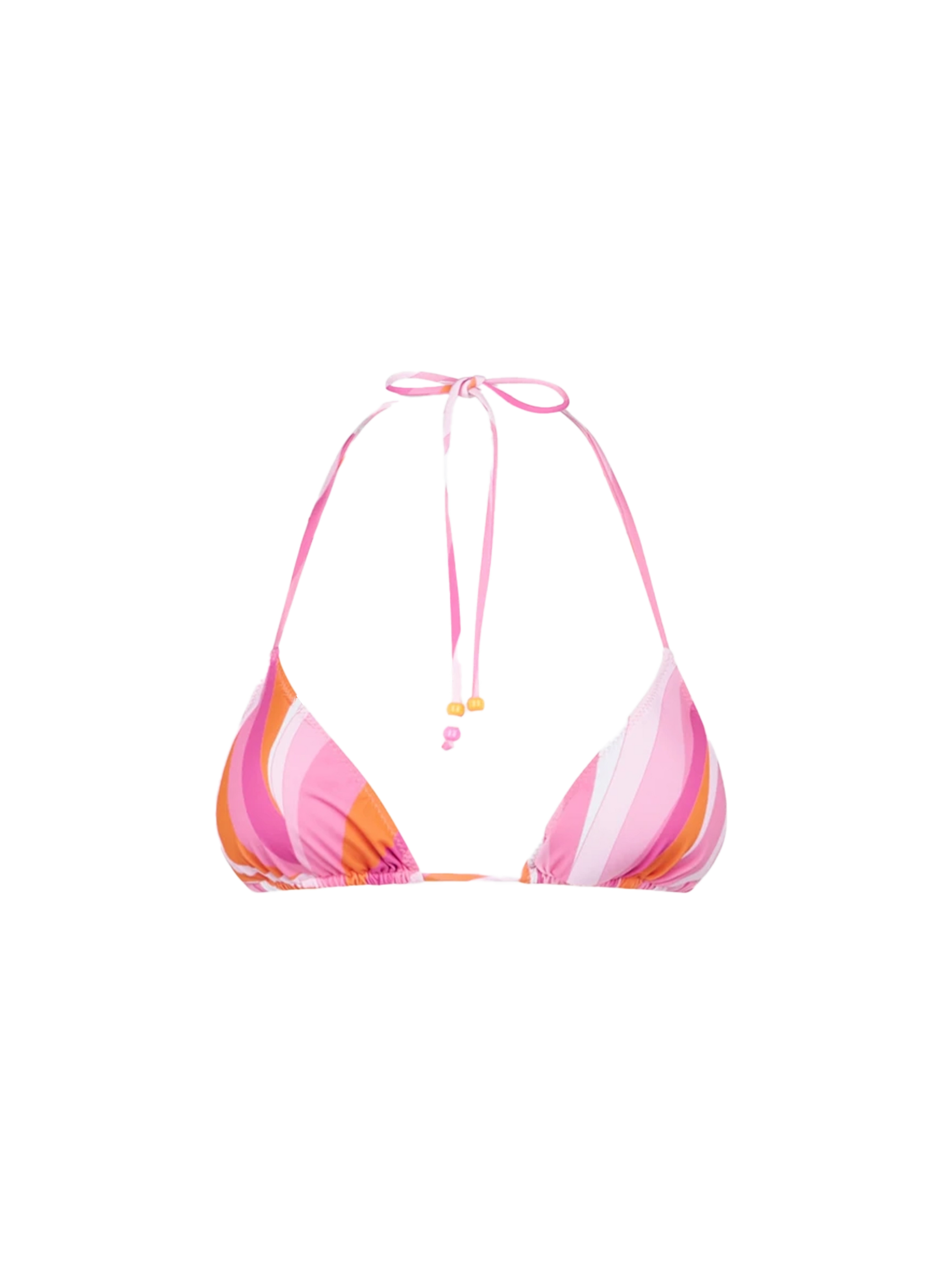 Woman triangle top with shape wave print - MC2 Saint Barth