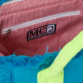 Colette turquoise terry handbag - MC2 Saint Barth