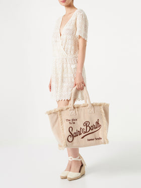 Vanity military green terry shoulder bag - MC2 Saint Barth