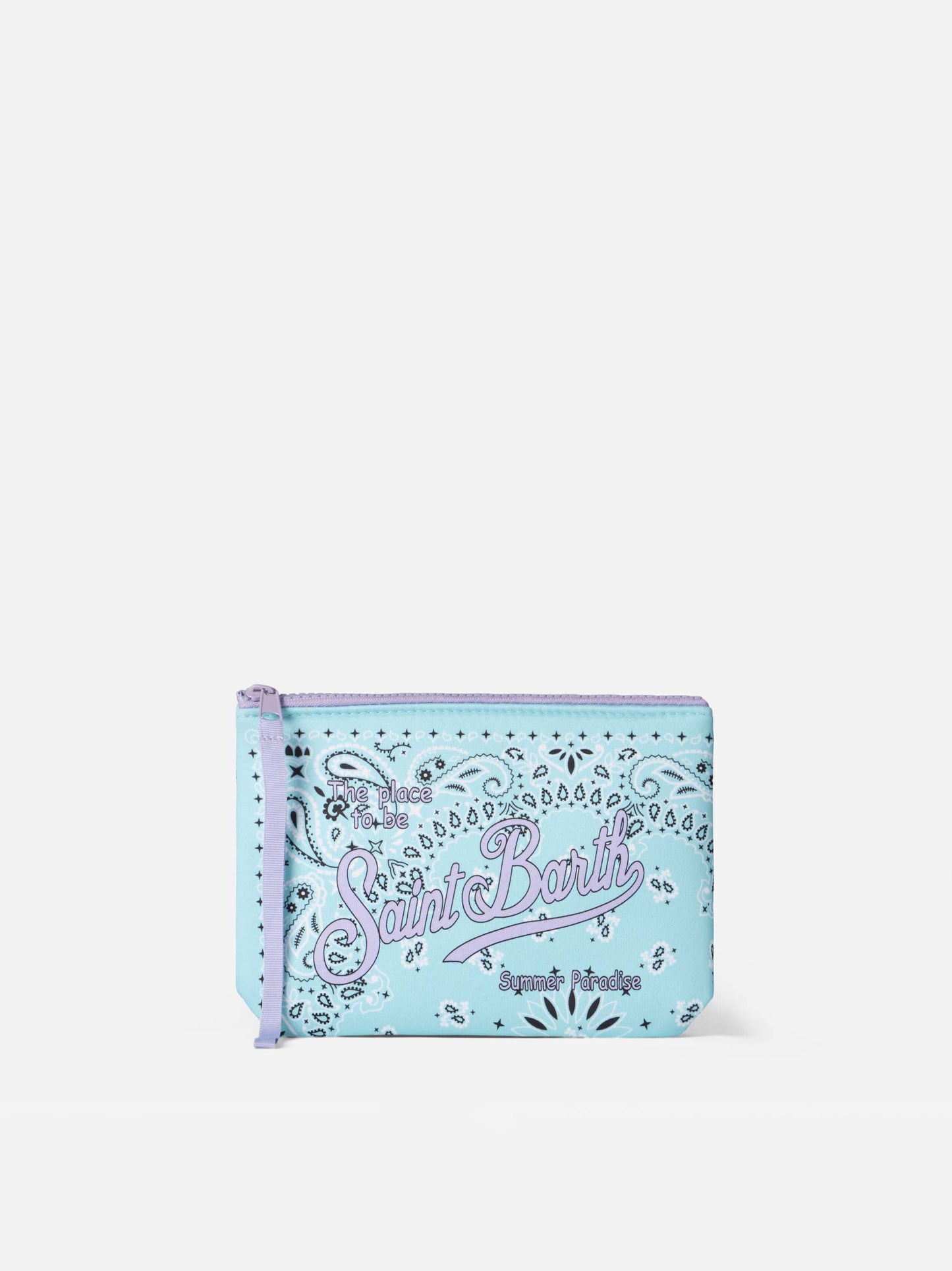 Aline wassergrüne Scuba-Pochette