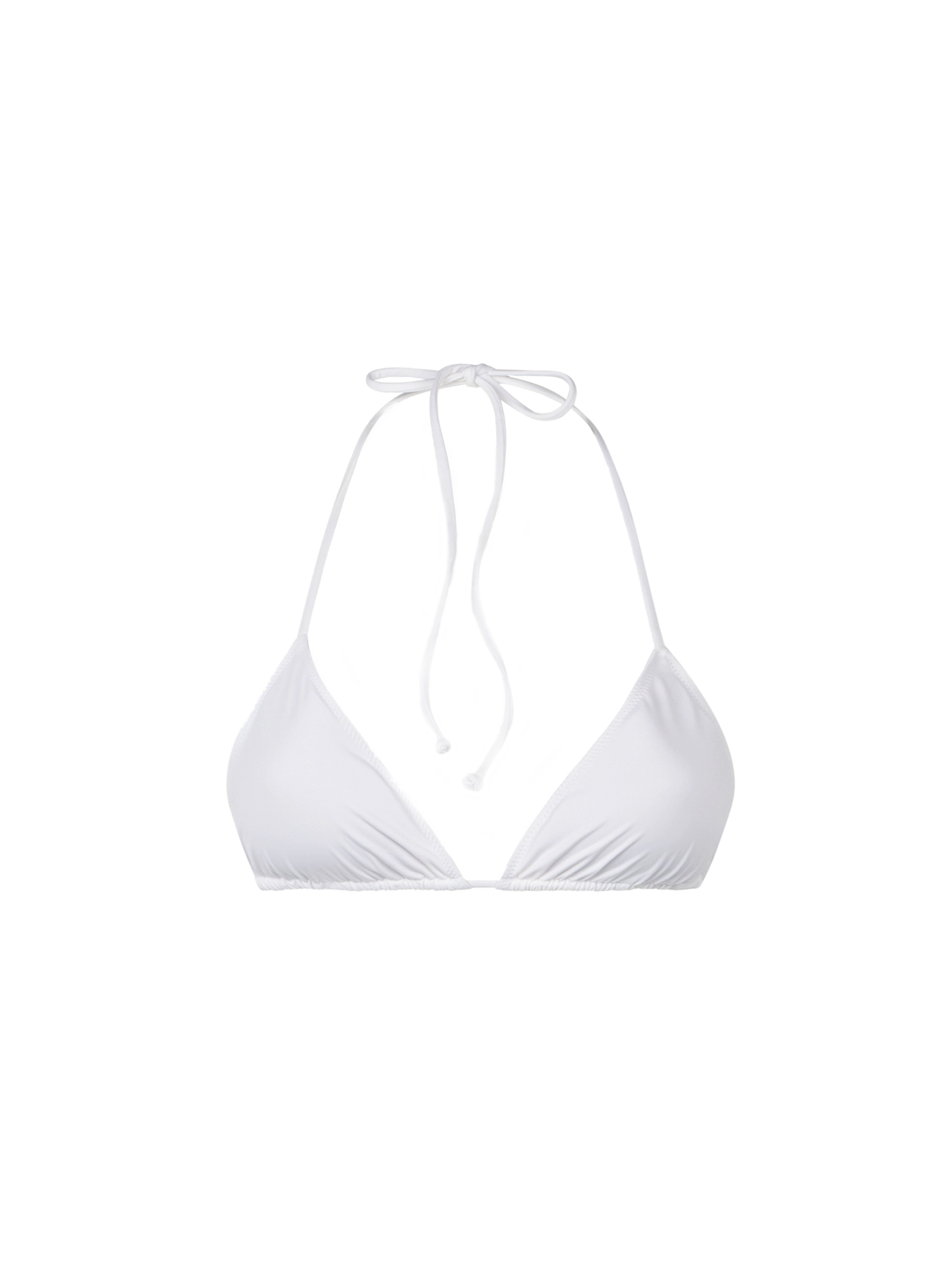 Top donna a triangolo bianco
