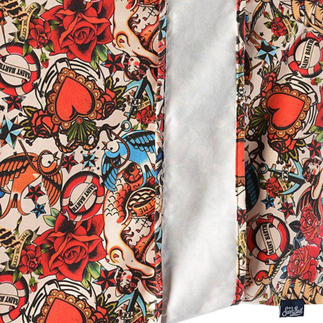 Microfiber towel tattoo print - MC2 Saint Barth