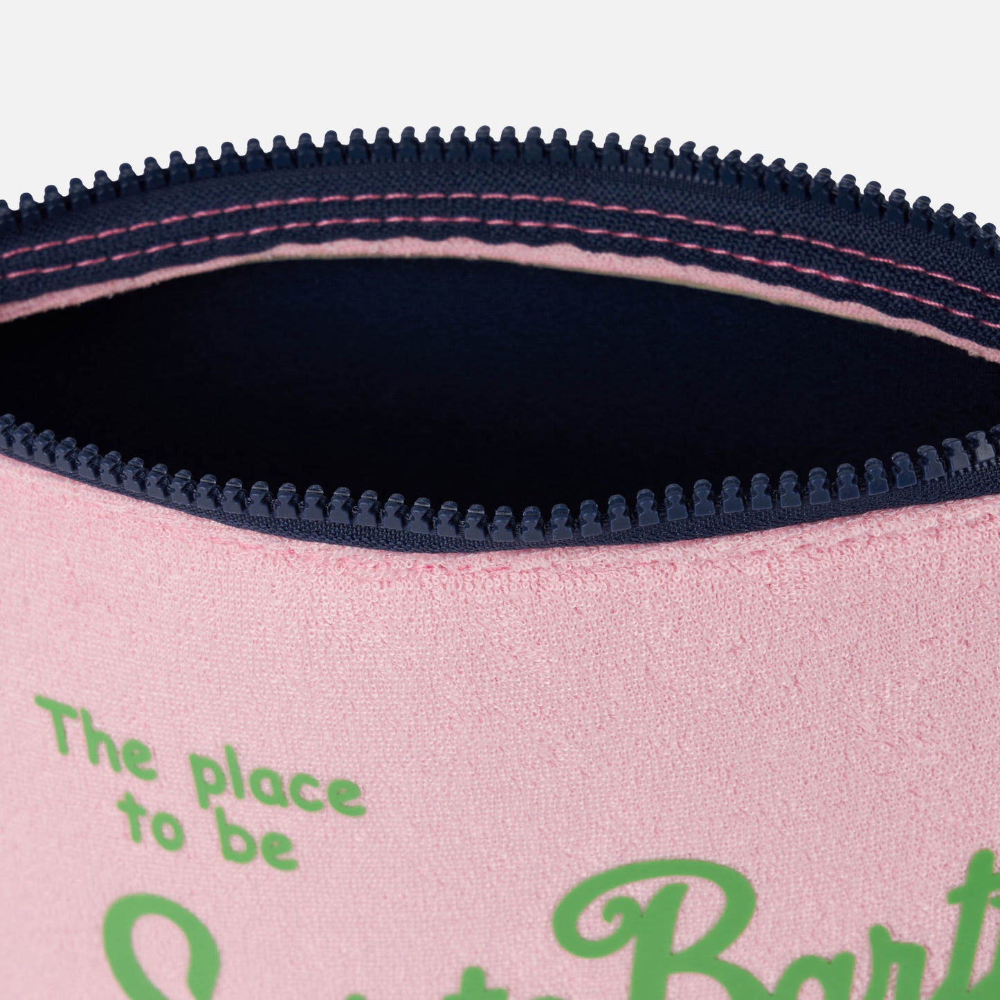 Aline rosa Frottee-Pochette