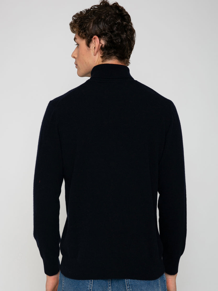 Blended cashmere blue sweater - MC2 Saint Barth