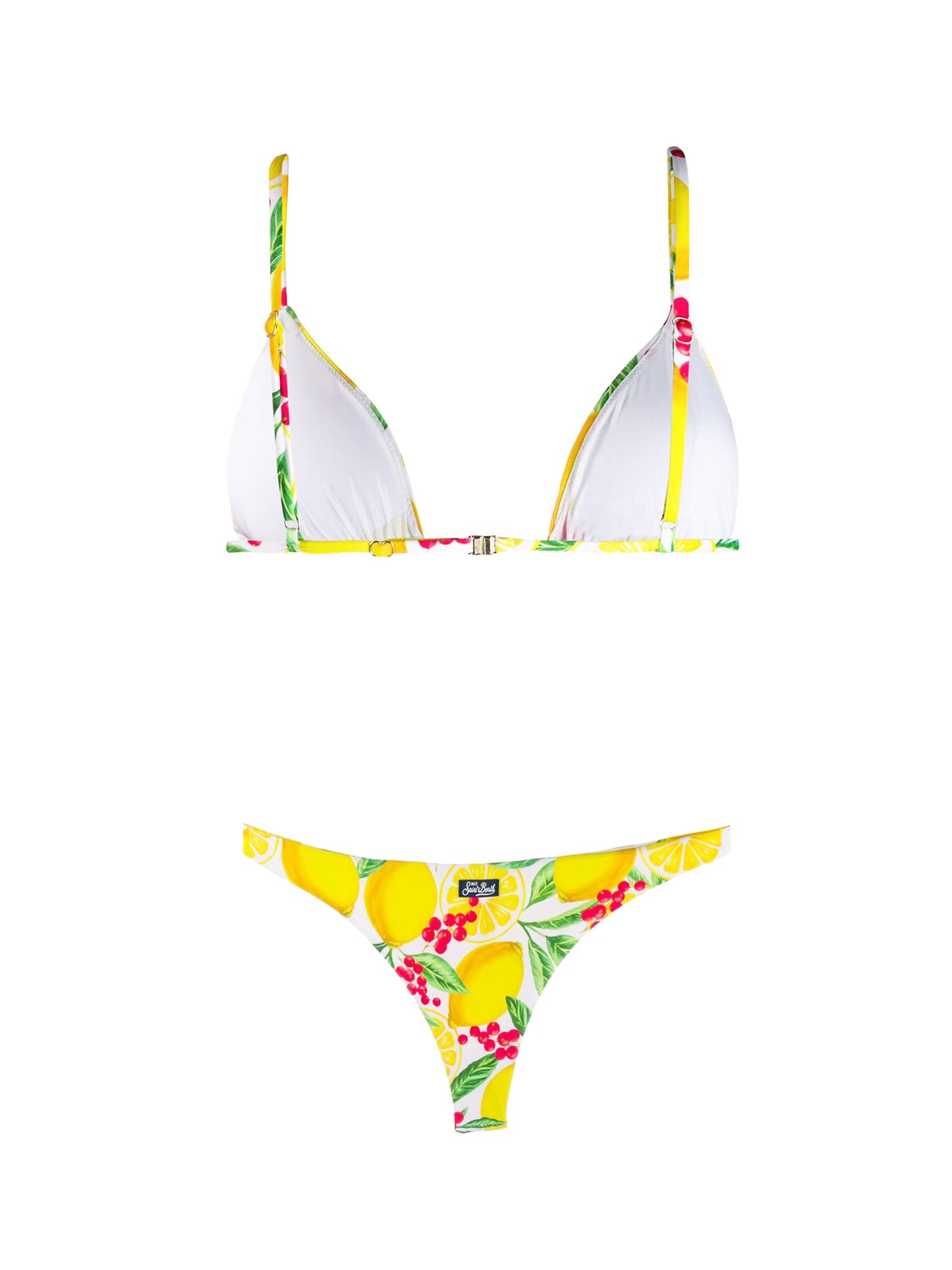 Damen-Triangel-Bikini mit Zitronenprint