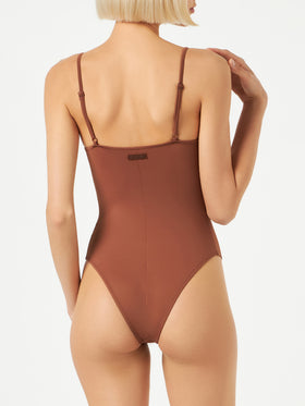Woman underwired one piece swimsuit - MC2 Saint Barth