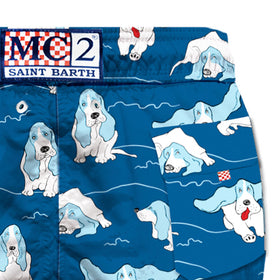Basset hound man swim shorts - MC2 Saint Barth