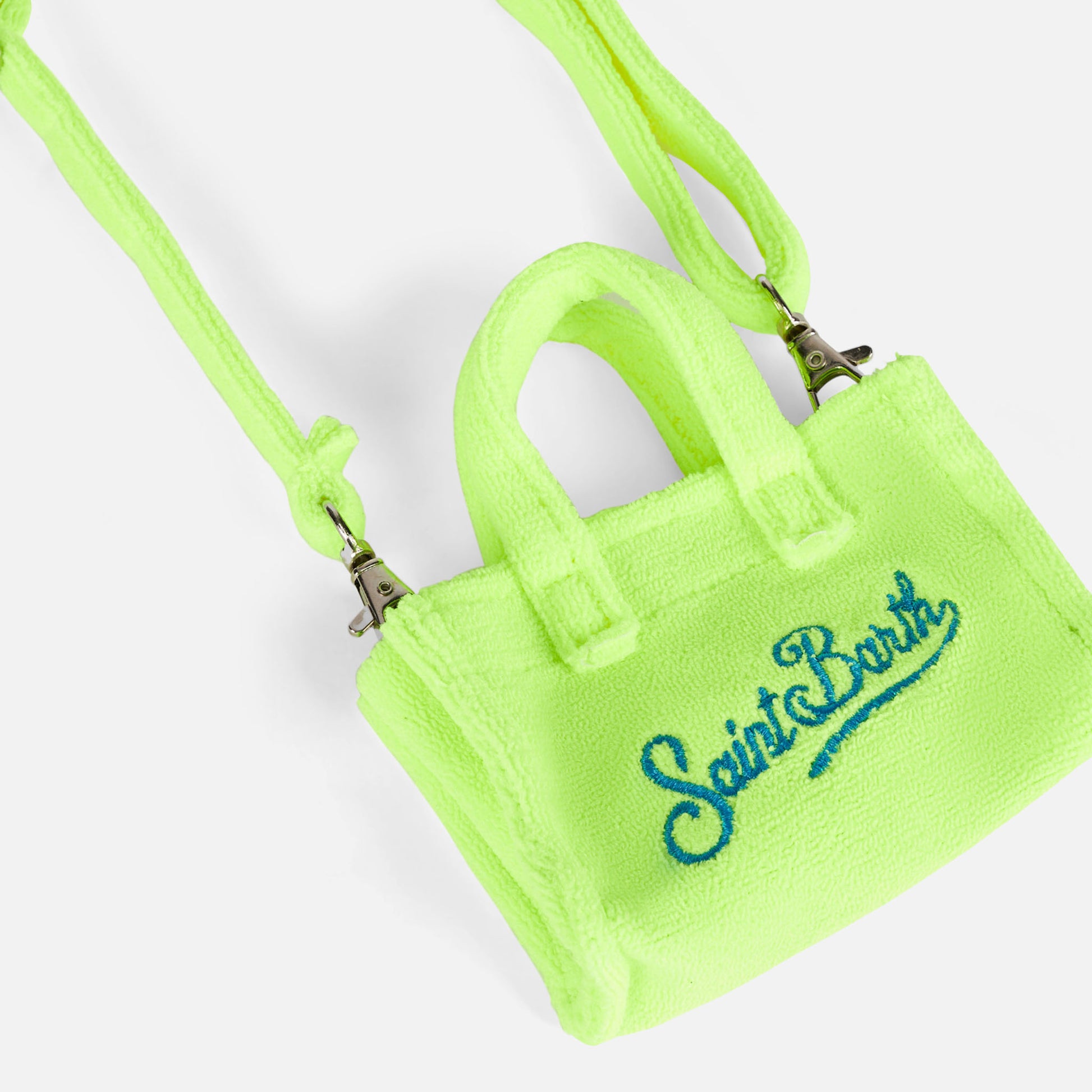 Fluo yellow terry key holder - MC2 Saint Barth