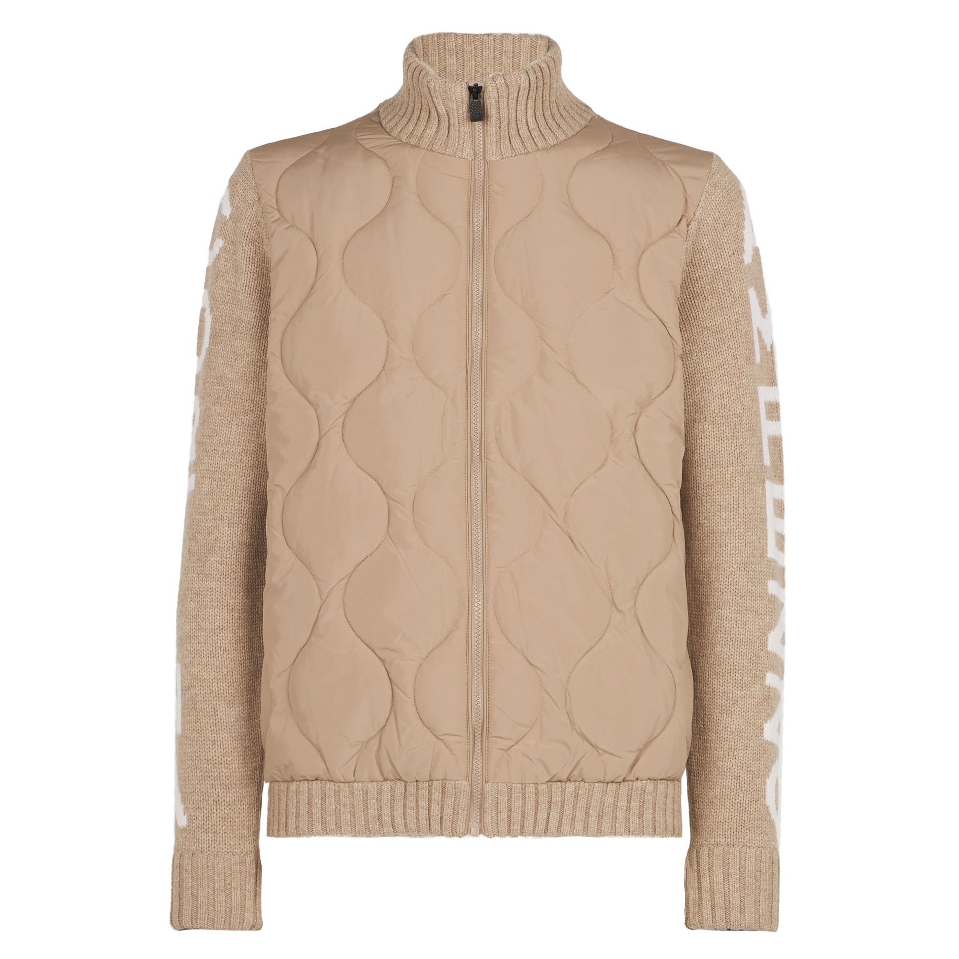 Man beige padded jacket - MC2 Saint Barth