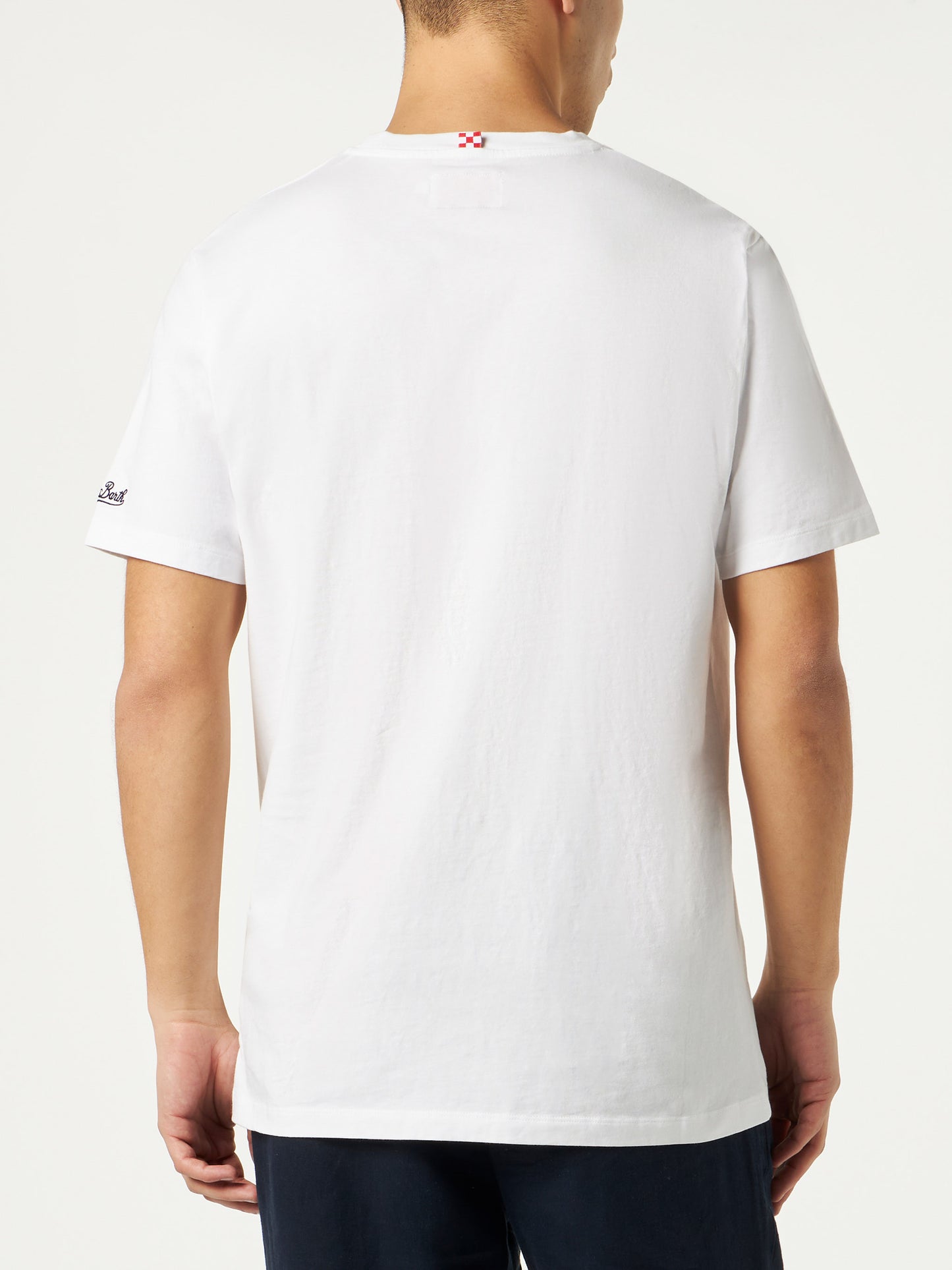 Man cotton t-shirt with Gin or Gym print