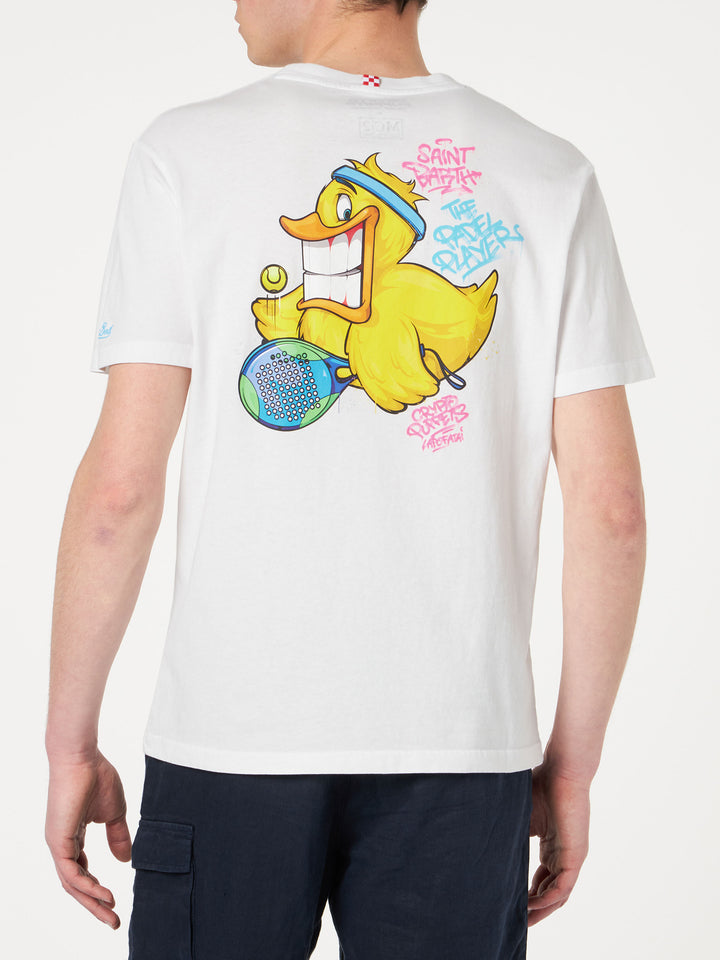 Man t-shirt with Crypto duck print | CRYPTO PUPPETS® SPECIAL EDITION - MC2 Saint Barth