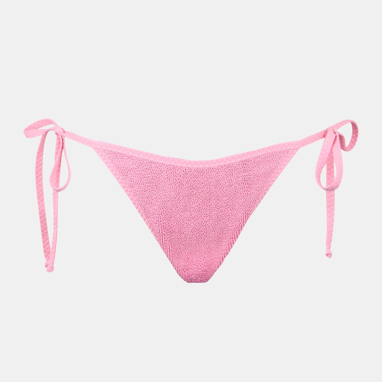 Damen-Badehose in Crinkle-Rosa