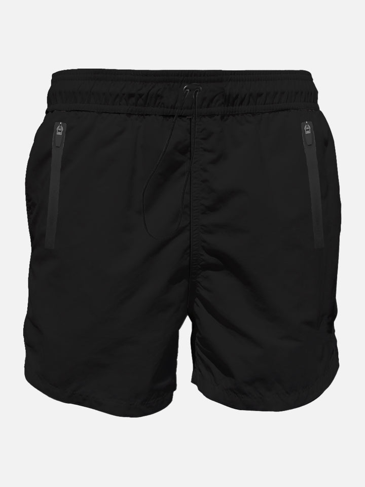 Light fabric swim shorts with zipped pocket - MC2 Saint Barth