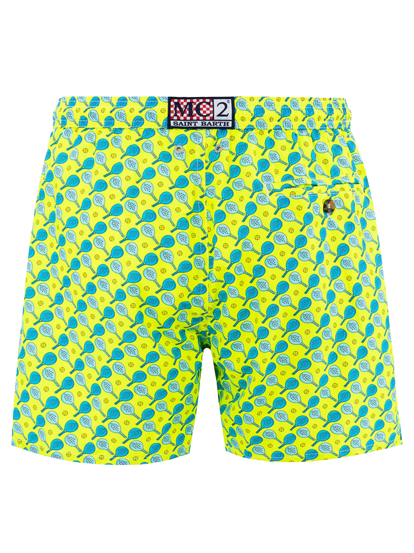 Man lightweight fabric swim-shorts Lighting Micro Fantasy with padel print