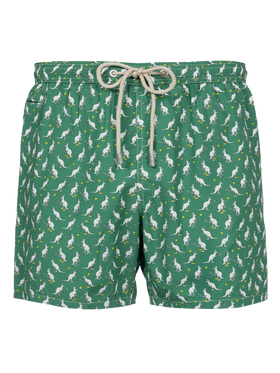 Man lightweight fabric swim-shorts Lighting Micro Fantasy with Australian Brand logo print | AUSTRALIAN BRAND SPECIAL EDITION