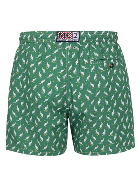 Man lightweight fabric swim-shorts Lighting Micro Fantasy with Australian Brand logo print | AUSTRALIAN BRAND SPECIAL EDITION