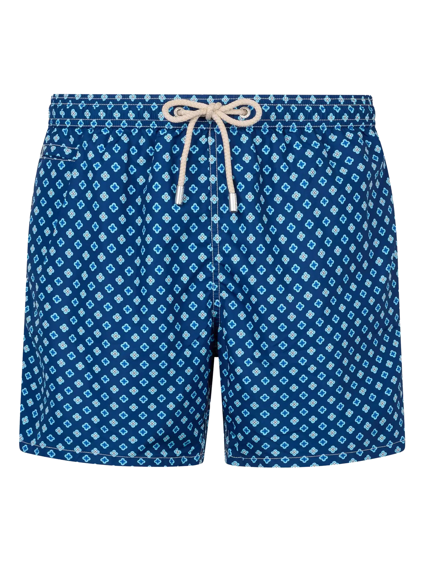 Man lightweight fabric swim-shorts Lighting Micro Fantasy with tie print
