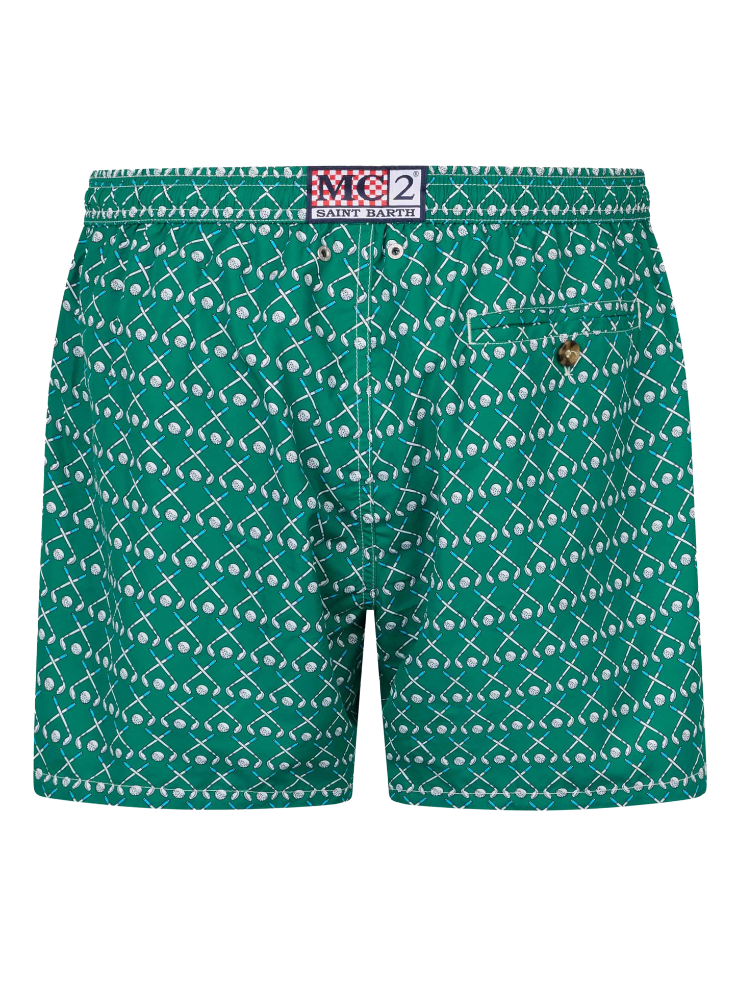 Herren-Badeshorts aus leichtem Stoff Lighting Micro Fantasy mit Golf-Print