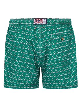 Herren-Badeshorts aus leichtem Stoff Lighting Micro Fantasy mit Golf-Print
