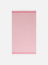 Fouta classico a nido d'ape con righe