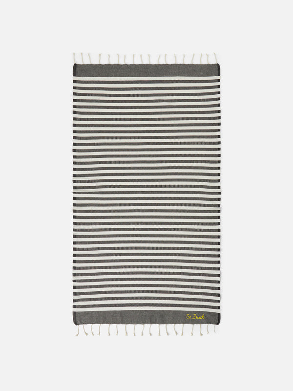 Fouta classic honeycomb with striped