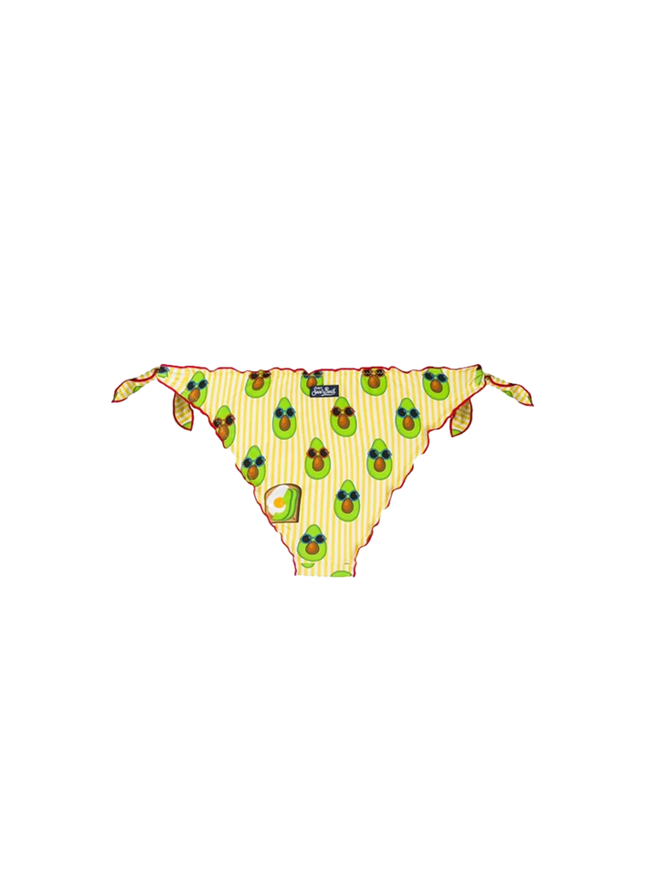 Avocado print swim briefs - MC2 Saint Barth
