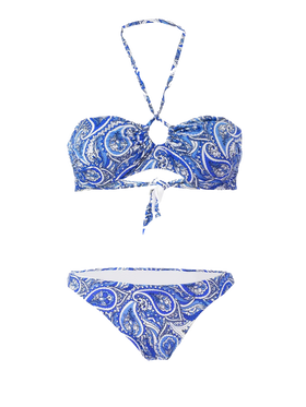 Bandeau-Bikini-Kopftuch-Print