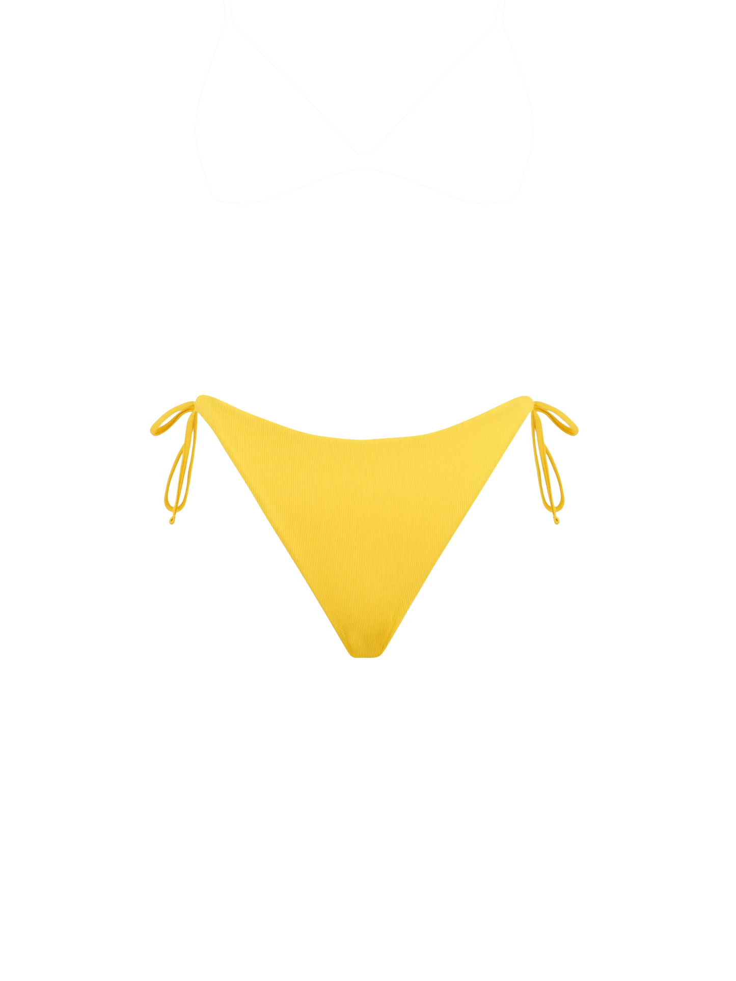 Yellow ribbed swim briefs - MC2 Saint Barth