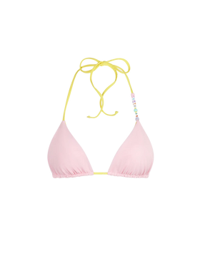 Double face pastel color  triangle top