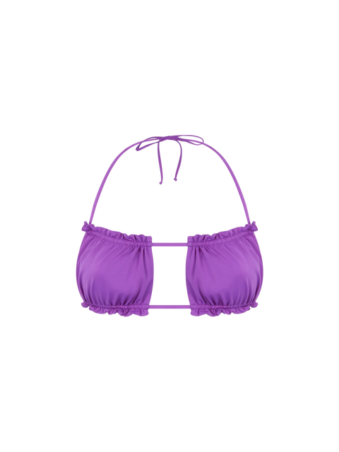 Woman purple bandeau top swimsuit - MC2 Saint Barth