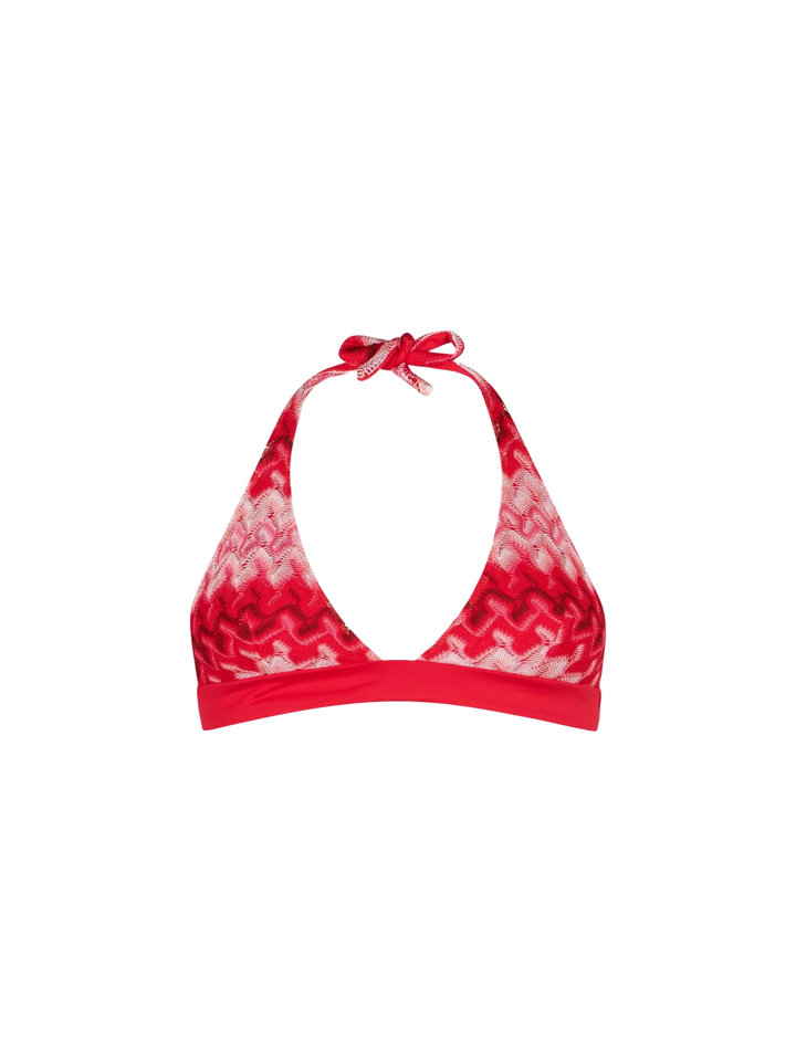 Rotes gestricktes Dreieck