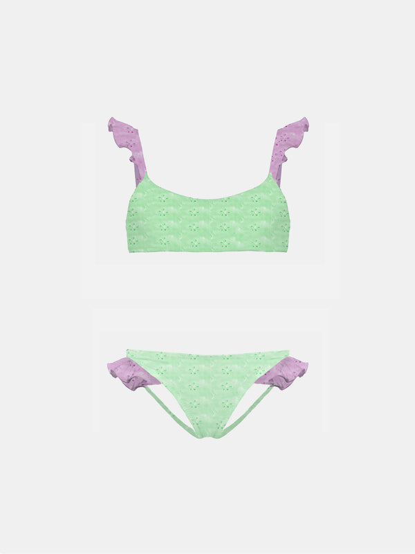 girl-bikini-ruffle-green