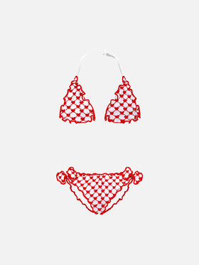 Girls embry heart Bikini - MC2 Saint Barth