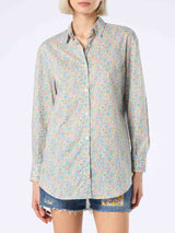 Camicia over da donna in cotone con stampa Emma &amp; Georgina Brigitte | REALIZZATO CON TESSUTO LIBERTY